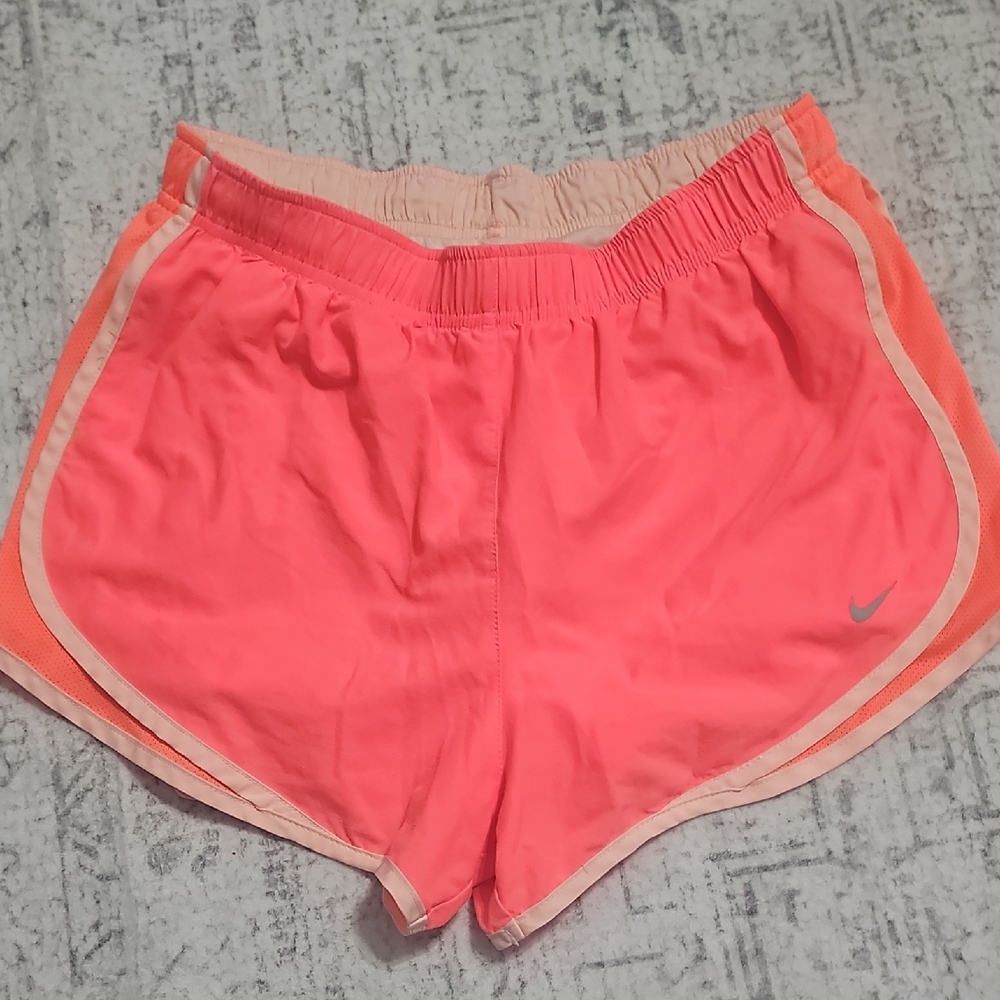 Nike Women's Bright Coral Athletic Shorts